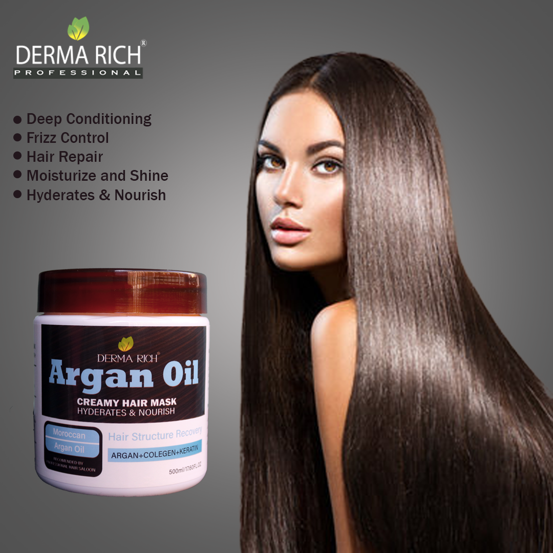 Argan Oil Hair Mask with Collegen & Keratin