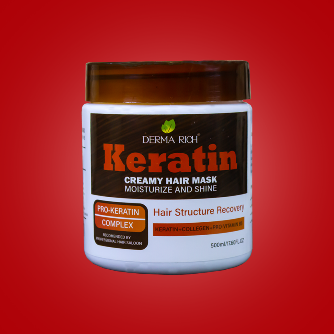 Keratin Hair Mask with Collegen and Pro-vitamin B5