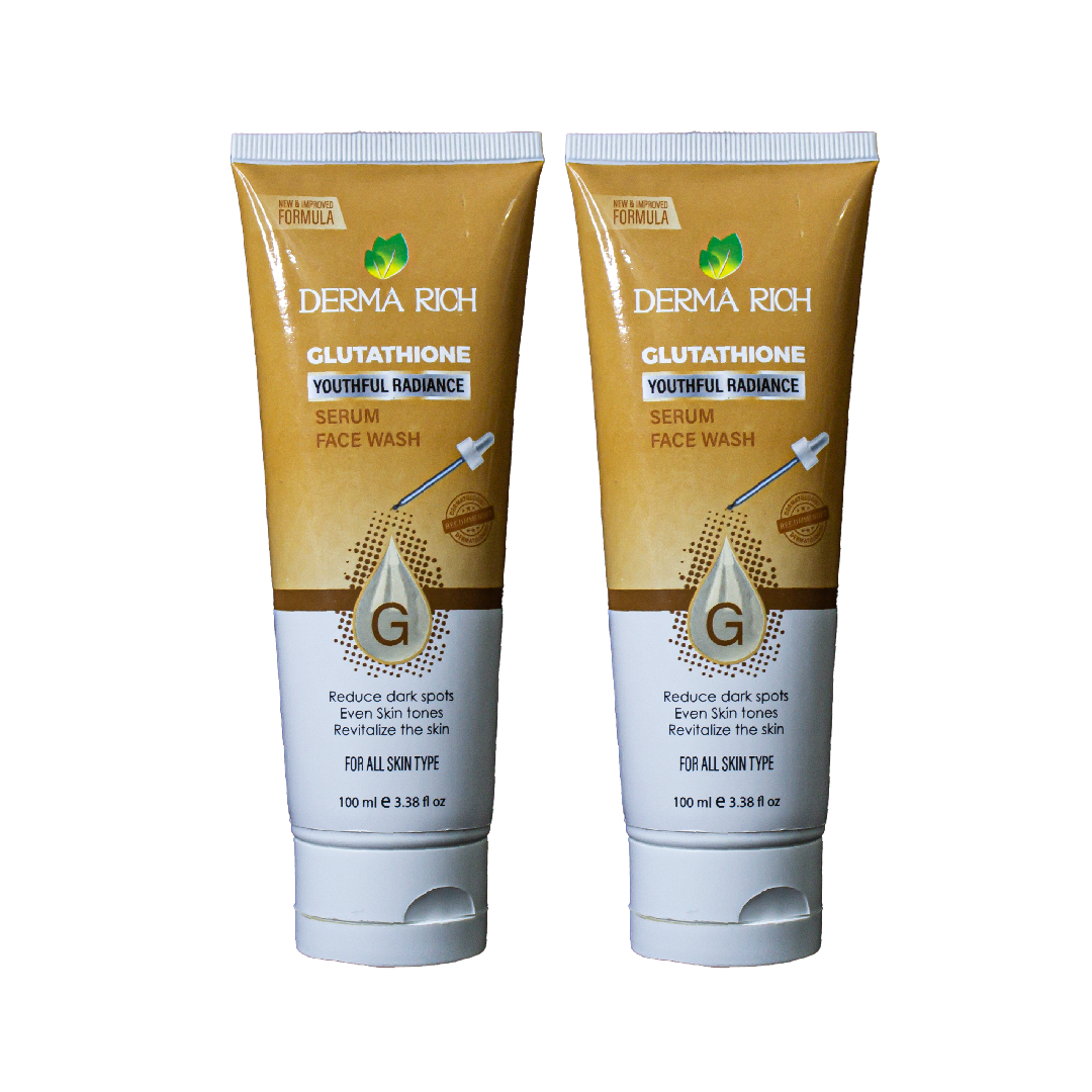 Glutathione Face Wash for Brighten, Cleanse & Glow (Pack of 2) Dermarich Glutathione Face Wash for Brighten, Cleanse & Glow (Pack of 2) Dermarich