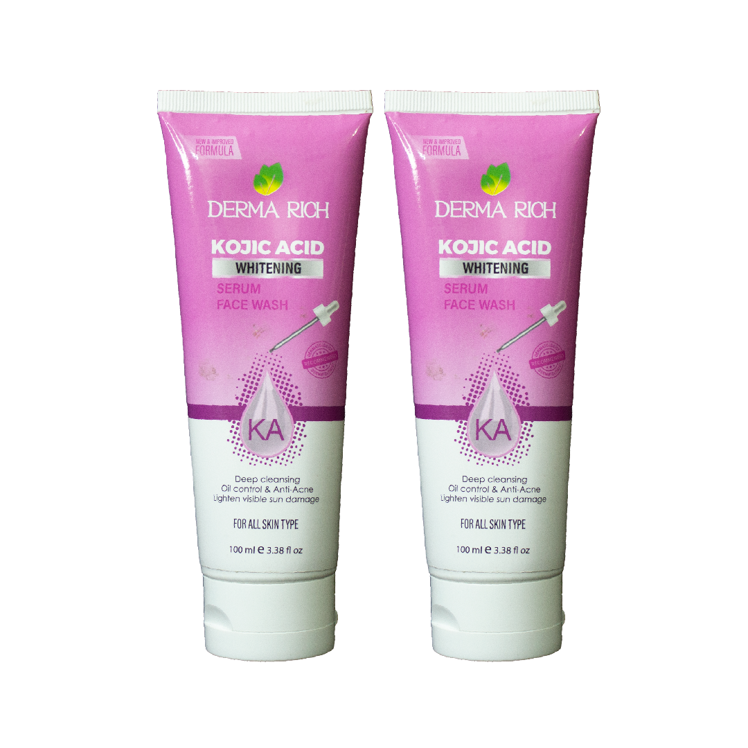 Kojic Acid Whitening Face Wash (Pack of 2)