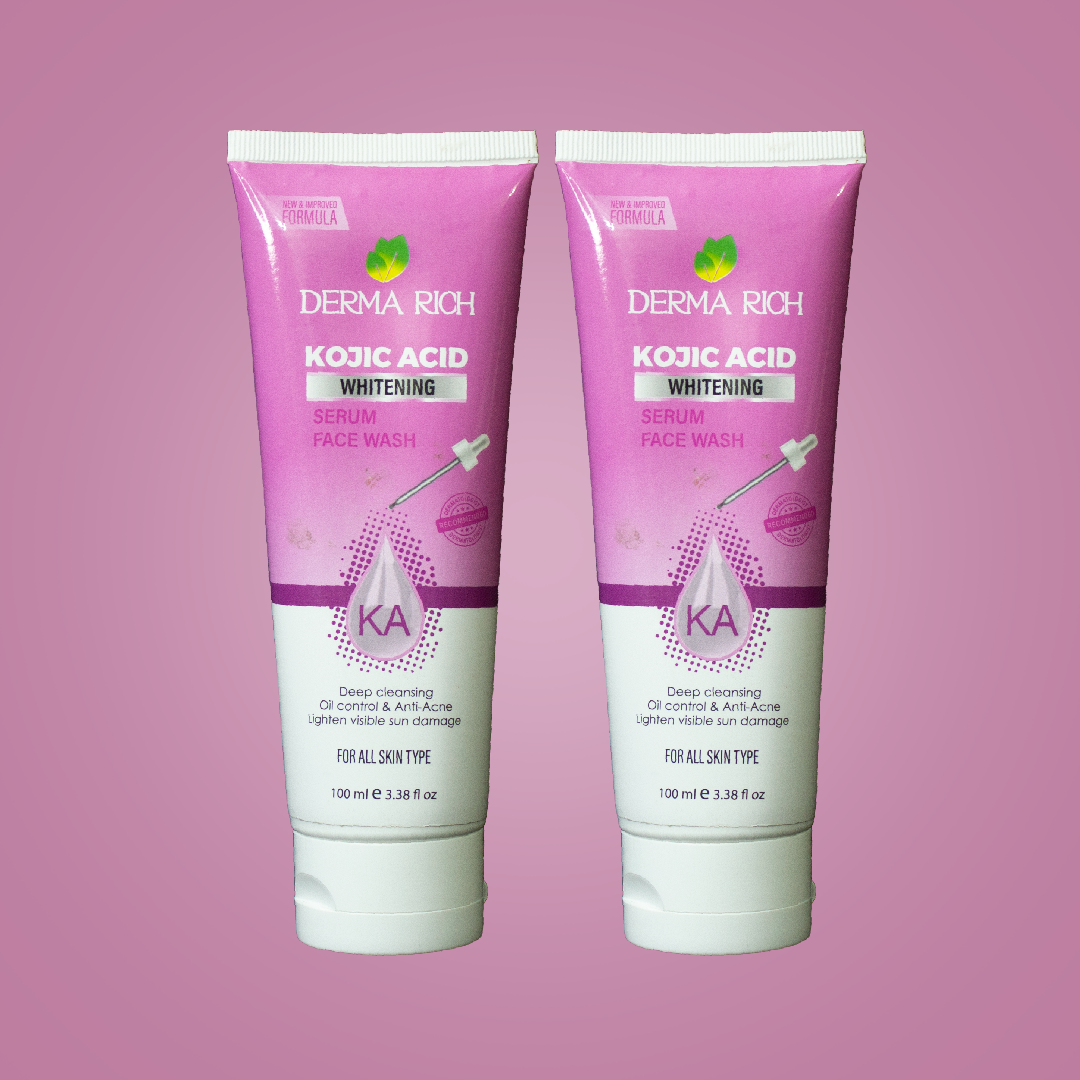 Kojic Acid Whitening Face Wash (Pack of 2)