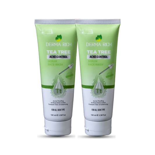 Tea Tree Face Wash Bundle (Pack of 2) – Deep Clean & Acne Control for Fresh, Oil-Free Skin