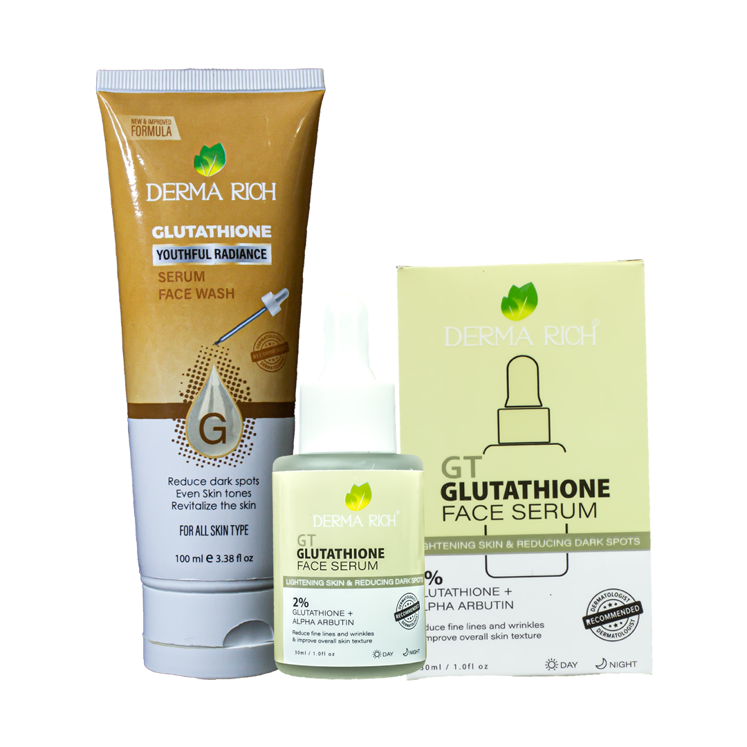 Glutathione Skin Brightening Kit -Glow & Dark Spot Reduction Dermarich Glutathione Skin Brightening Kit -Glow & Dark Spot Reduction Dermarich