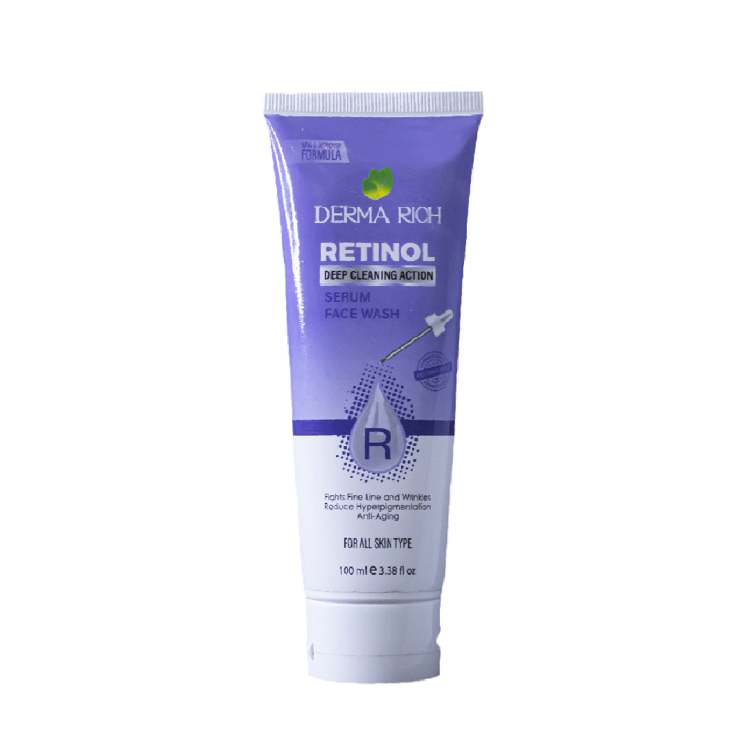 Retinol Face Wash For Anti Aging, Reduce Fine Lines & Wrinkles - 100ml