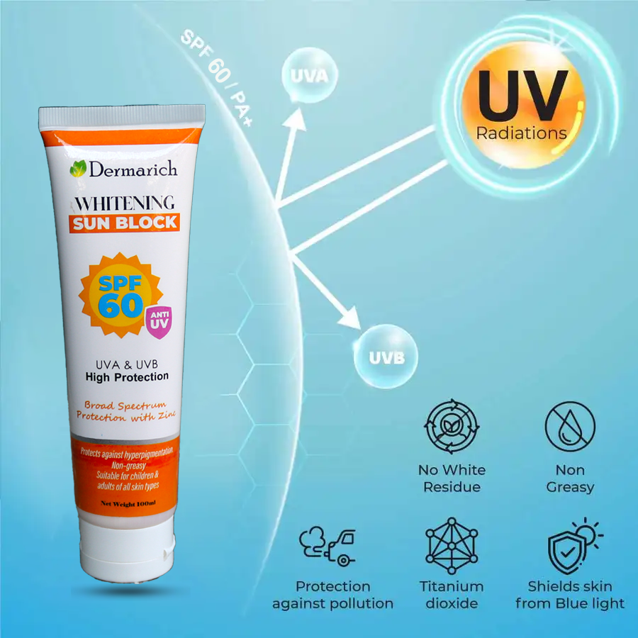 SPF-60 Whitening Sun Block 100ML