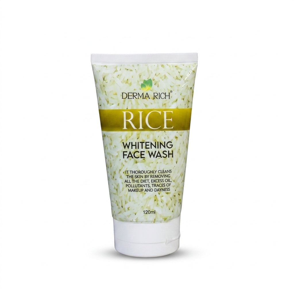 Dermarich Rice Extract Whitening Face Wash 120ML