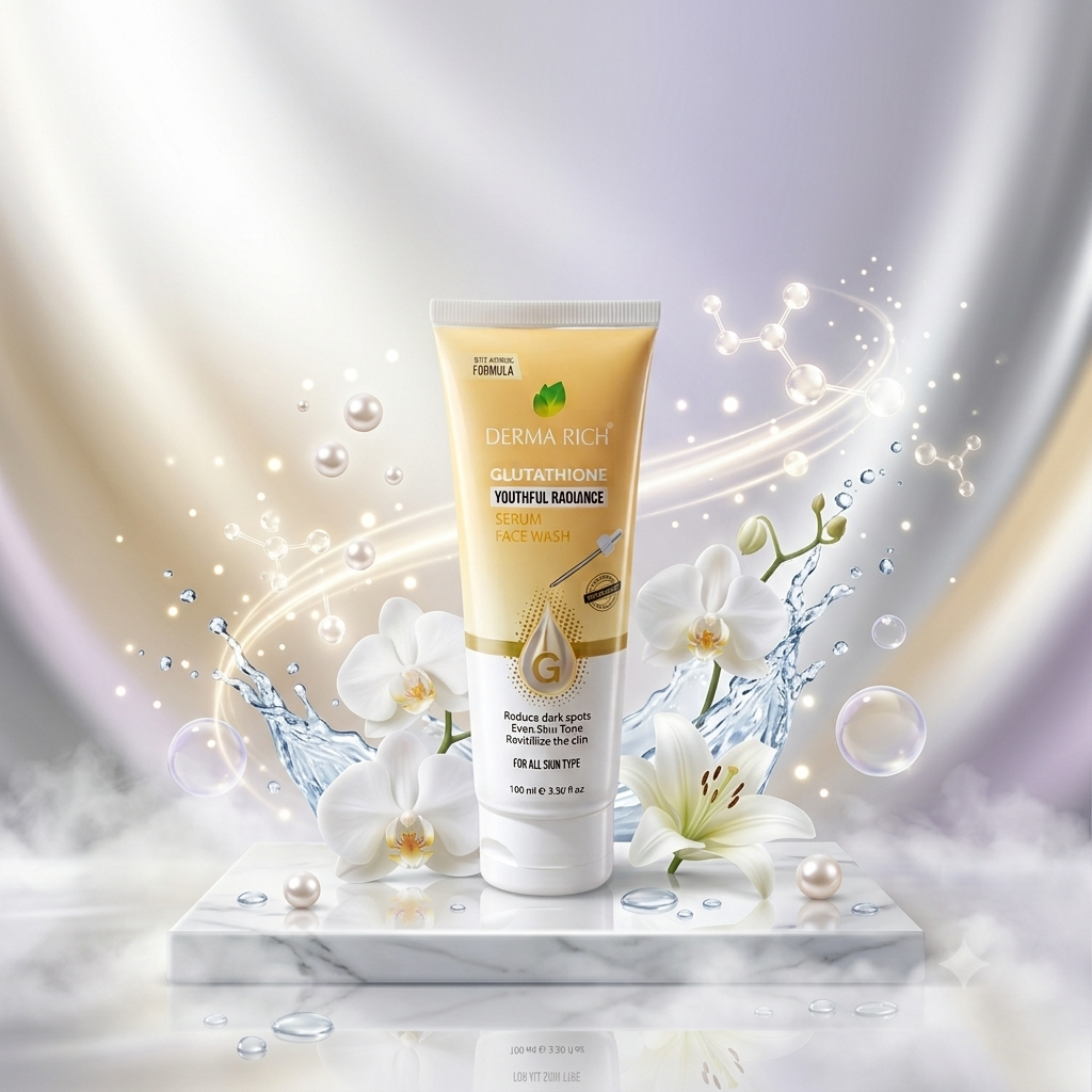 Glutathione Face Wash for Brighten, Cleanse & Glow 100ML