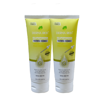 Glutathione Face Wash for Brighten, Cleanse & Glow (Pack of 2)