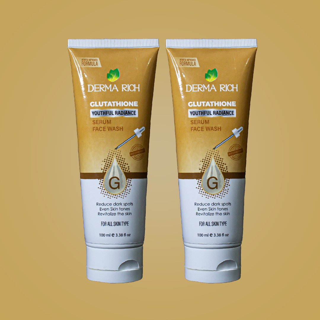 Glutathione Face Wash for Brighten, Cleanse & Glow (Pack of 2)