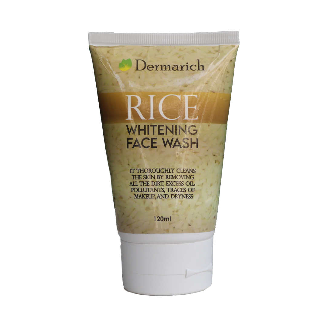 Dermarich Rice Extract Whitening Face Wash 120ML