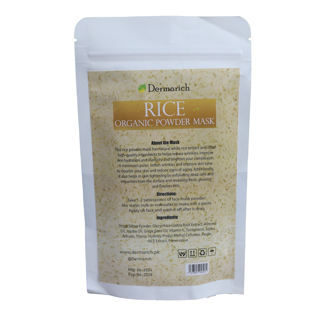 Dermarich Rice Extract Powder Mask 120gram