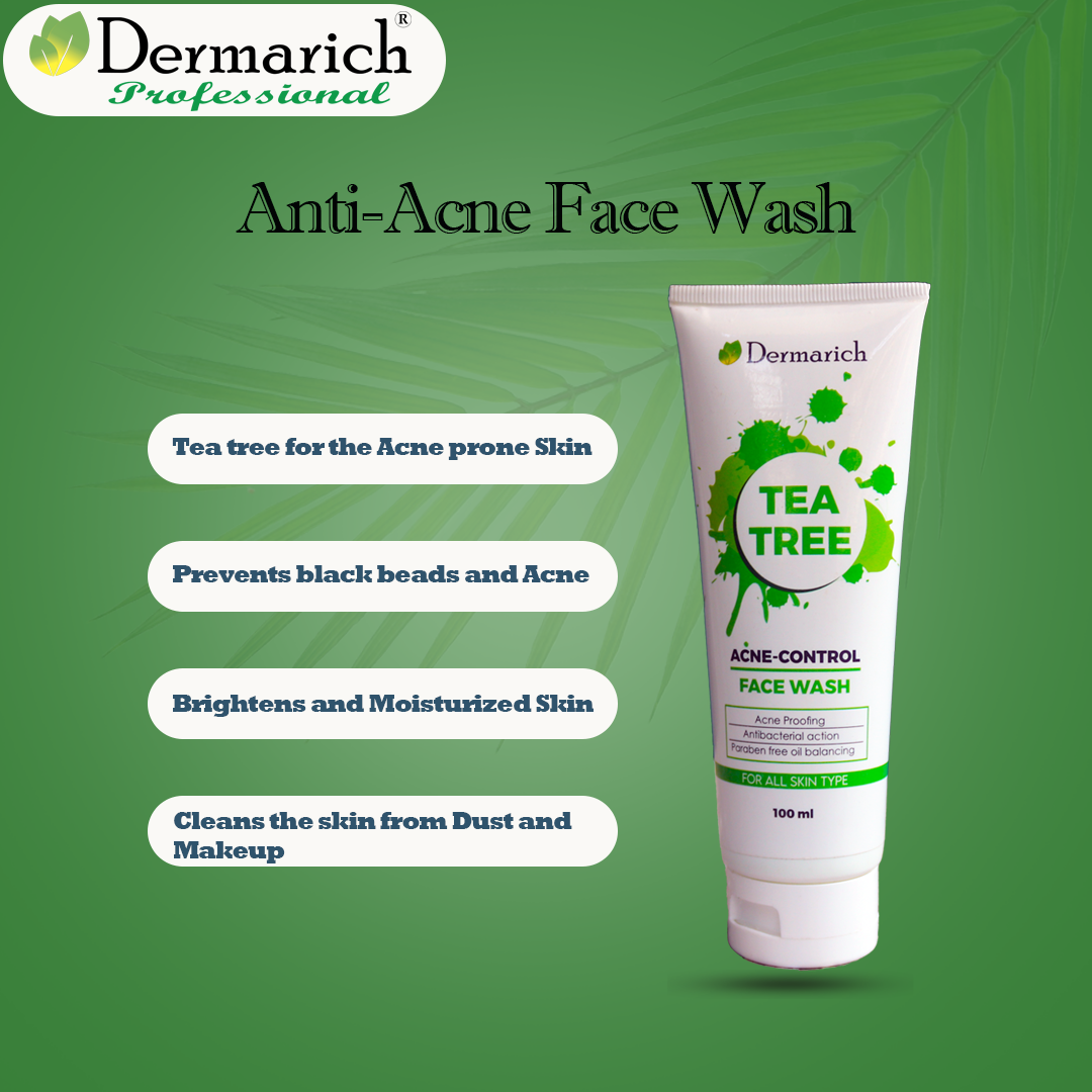 Tea Tree Face Wash for Acne & Oil Control -100ML