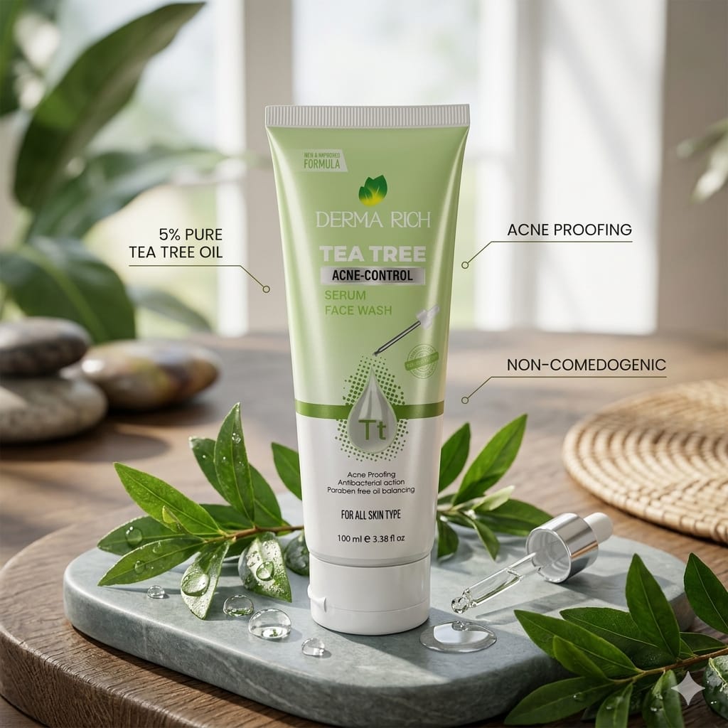 Tea Tree Face Wash for Acne & Oil Control -100ML