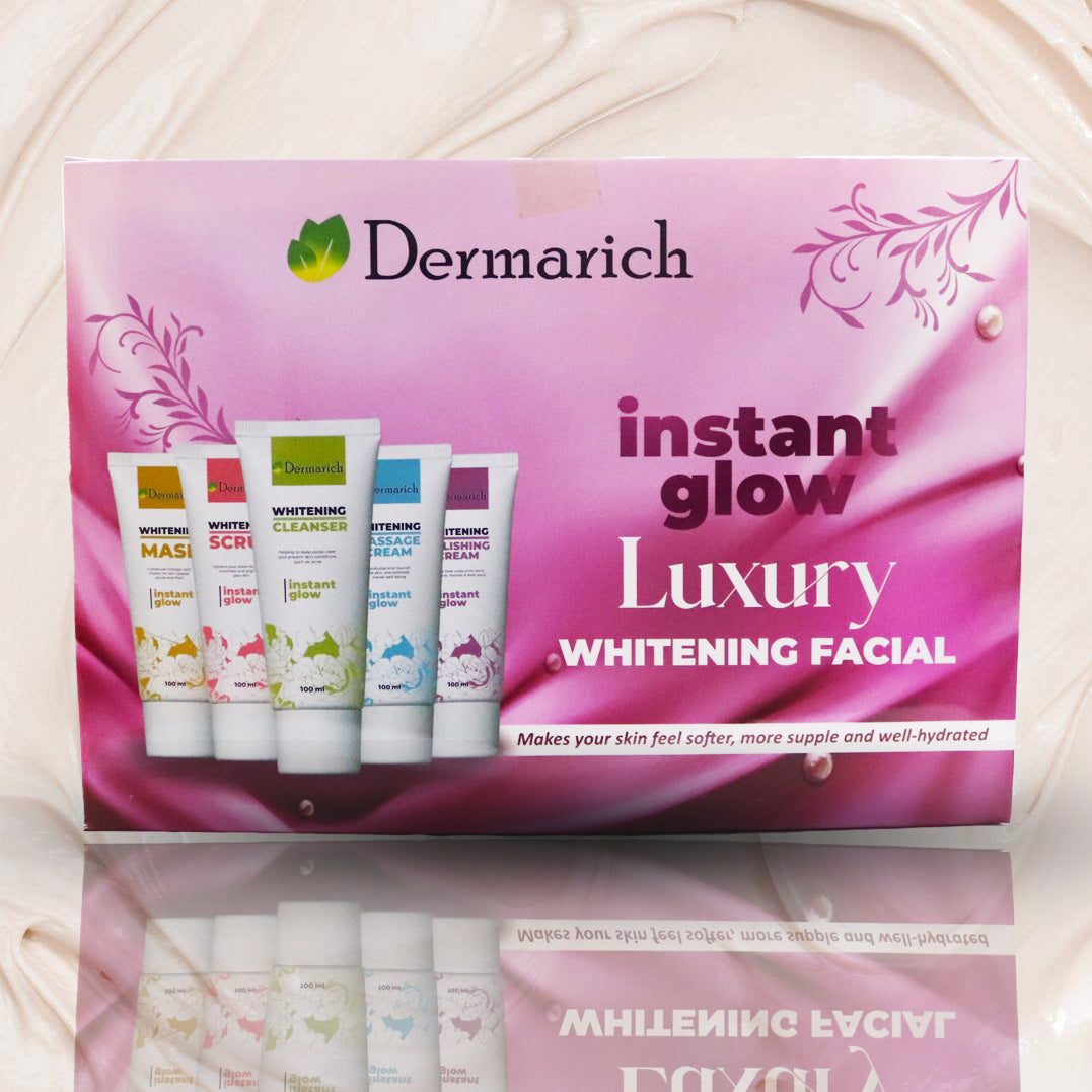 Instant Glow Luxury Whitening Facial Kit- 5 Steps