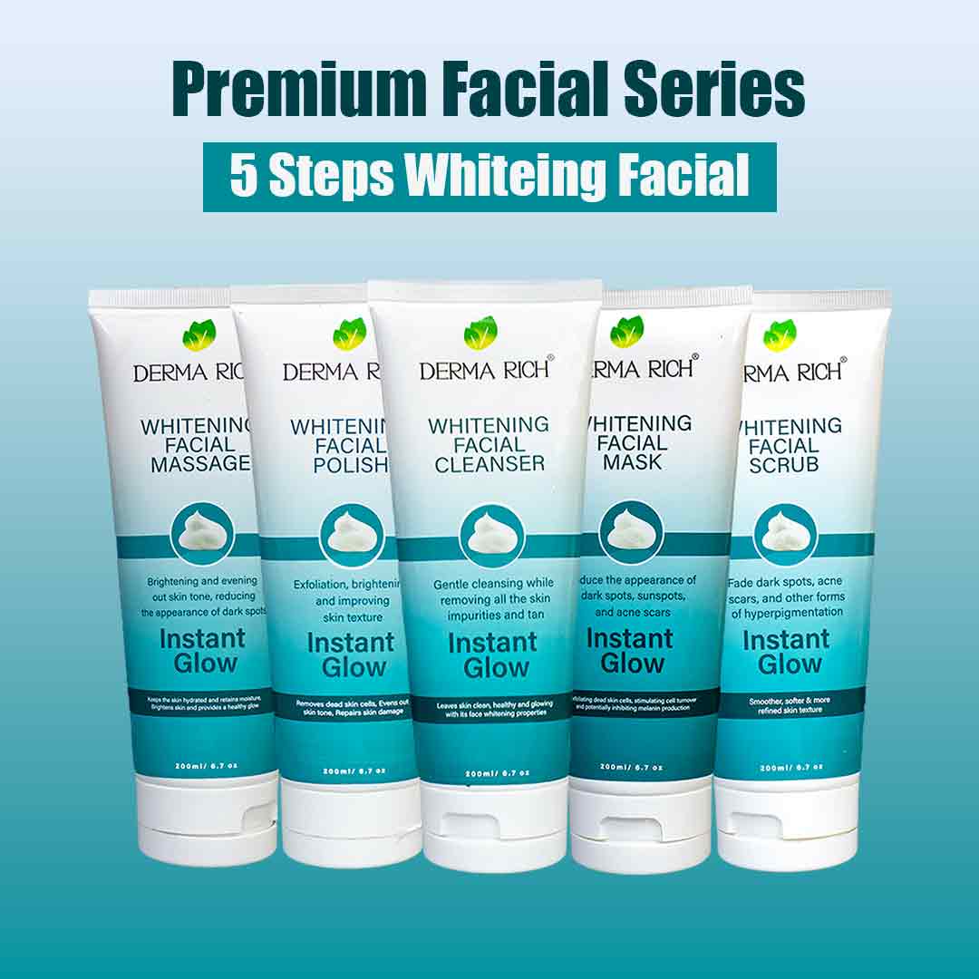 Whitening Facial Kit for Bright, Smooth & Clear Skin- Saloon Pack